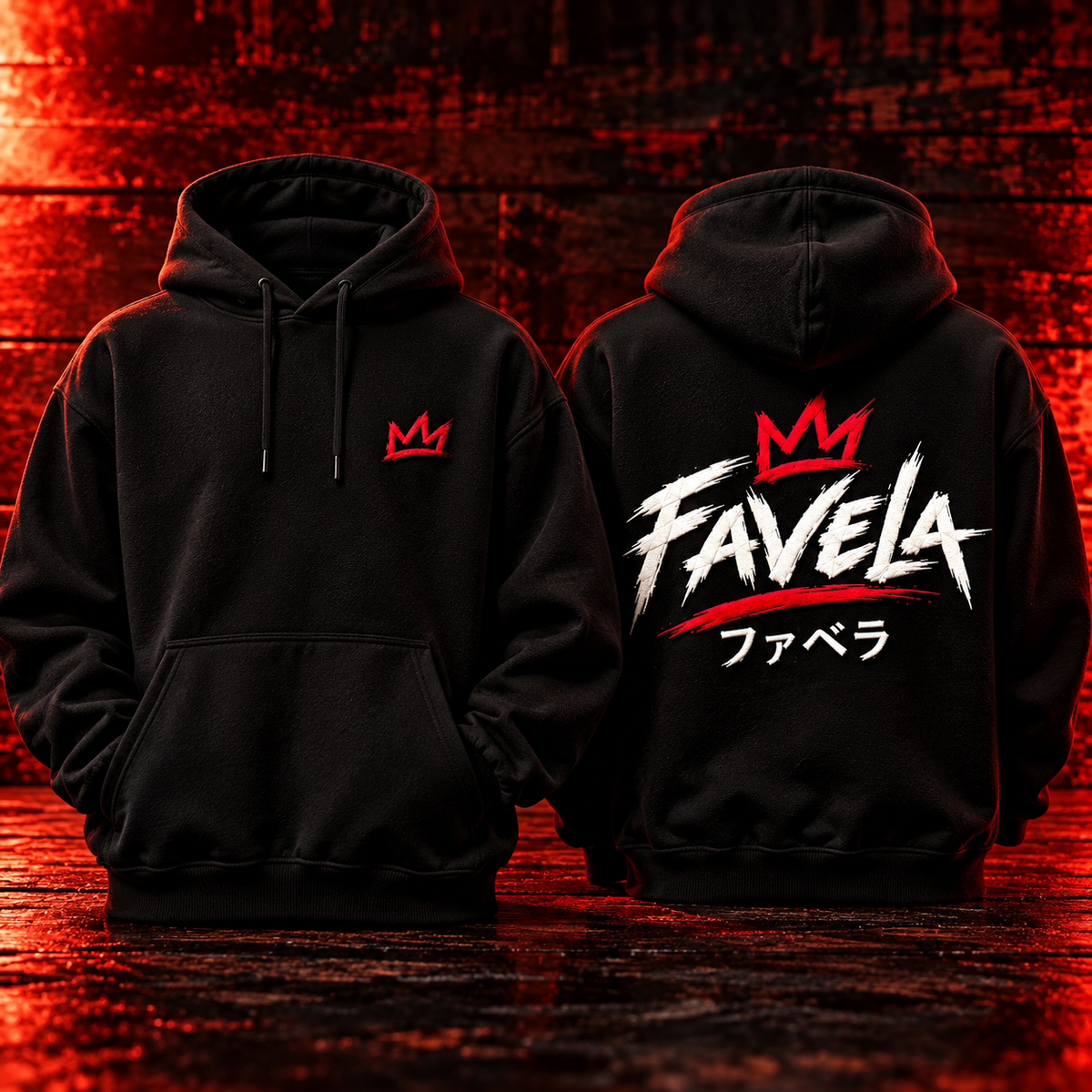 Hoodie FAVELA Crown