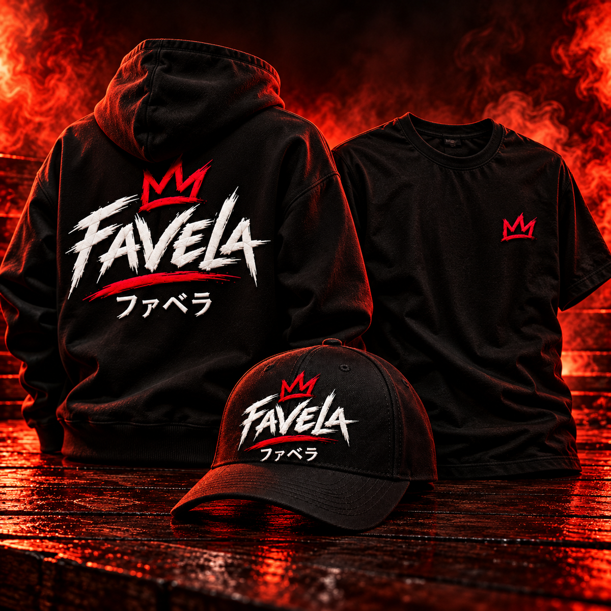 Pack FAVELA Crown - 3 pièces