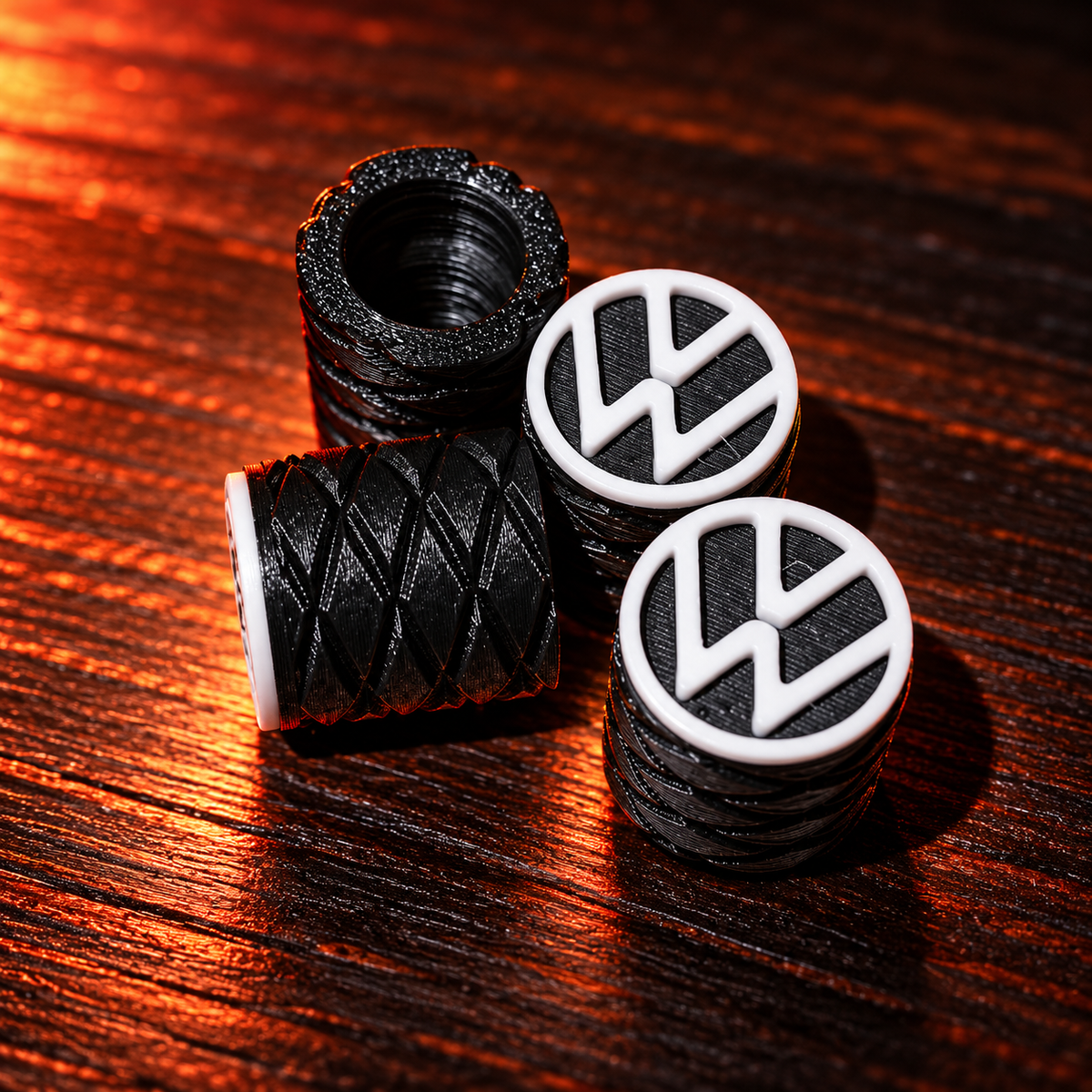 4 Bouchons de Valve Volkswagen